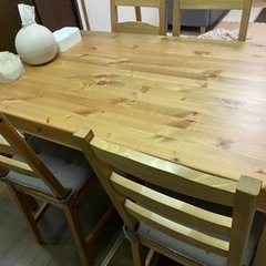 【ネット決済】IKEA ヨックモック　ダイニングテーブル