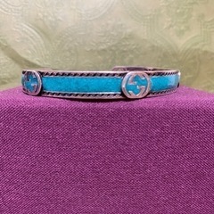 急募！希少！GUCCI バングルターコイズブルー