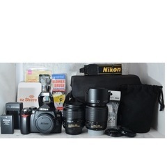 S数少●Wi-Fi転送●初心者向け●Wズームキット●ニコン D40 1ヶ月動作保証あり！安心のゆうパック代引き発送！送料、代引き手数料無料！