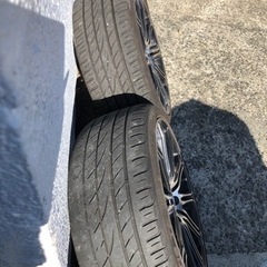 数日で締め切ります。20インチホイール、タイヤセット 値下げしました。