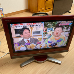 ● 液晶テレビ、SHARP、20インチ