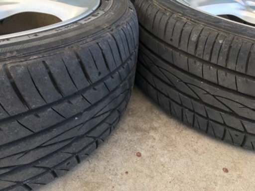 車のパーツ レガシィ純正ホイール 215/45/R17