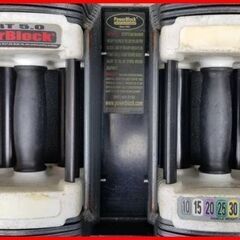 状態良好 POWERBLOCK/パワーブロック 可変式ダンベル SPORT 5.0 2個セット 重量(約):23kg×2 専用スタンド付き 手渡し希望/自社配送可能（配送エリアについてお問い合わせください）