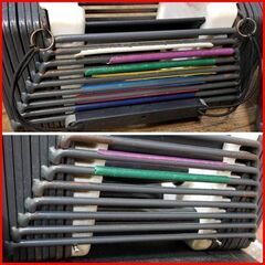 状態良好 アメリカ製 POWERBLOCK/パワーブロック SPORT 5.0 可変式ダンベル2個セット 重量(約):23kg×2 専用スタンド付き 手渡し希望/自社配送可能（配送エリアについてお問い合わせください）