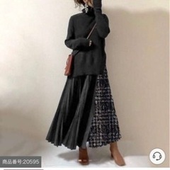 【新品未着用】♪秋コーデ♪★セーター＆スカートセット★