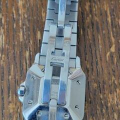 稀少カルティエサントスガルベLM デイト18金コンビ