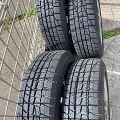 激安値下げ！早い者勝ち！美品！2018年製国産　ダンロップ　タイヤ、ホイール4本setフィットハイブリッド！