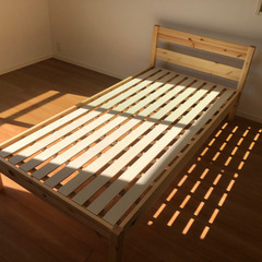 木製ベッド　シングル　値下げ