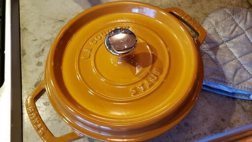 staub ストウブ 20cm 両手鍋 マスタード RST-47