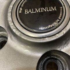 BS BALMINUM バルミナ 社外ホイール 18インチ 4本 7.5J5HPCD114.3+53 エスティマ CH-R ヴェゼル等　(VHV056)クレジットカード QRコード決済可能