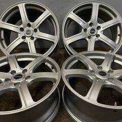 BS BALMINUM バルミナ 社外ホイール 18インチ 4本 7.5J5HPCD114.3+53 エスティマ CH-R ヴェゼル等　(VHV056)クレジットカード QRコード決済可能