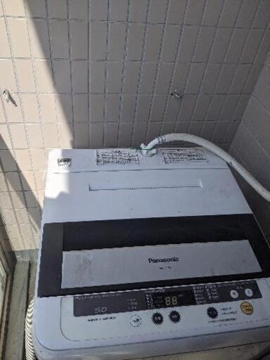 Panasonic洗濯機5000円取りに来てくれる人