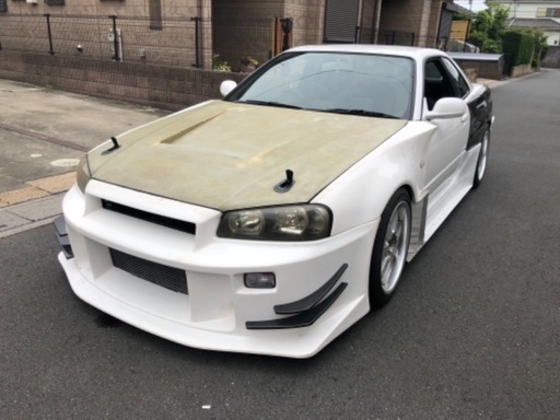 最終です。値下げしました　bnr34 gtr34 ER34 R34 ボンネット