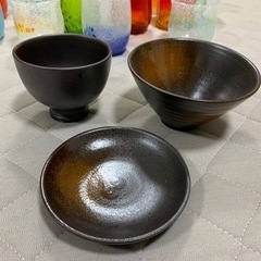 舞の海の茶碗セット(焼き物)