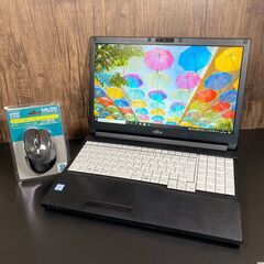 富士通ノートパソコンCorei5 SSD500GB メモリ16GB オフィス入り 2017年製 第6世代Corei5 新品SSD500GB メモリ16GB 富士通 ノート