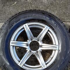 ランドクルーザープラド 4本スタッドレスアルミ付き