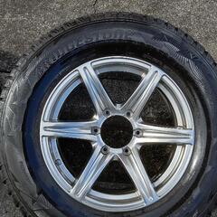 ランドクルーザープラド 4本スタッドレスアルミ付き