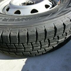 ★☆ダンロップ　ウインターマックス　165/80R13　マルチホイール 4本セット　バリ山☆★ ダンロップ ウインターマックス 165/80R13 マルチホイール 4本セット