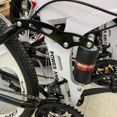 MACCE 折り畳み式クロスバイク 白 27変速 未使用品 店頭展示品