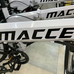 MACCE 折り畳み式クロスバイク 白 27変速 未使用品 店頭展示品