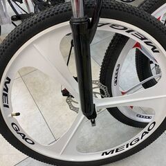 MACCE 折り畳み式クロスバイク 白 27変速 未使用品 店頭展示品