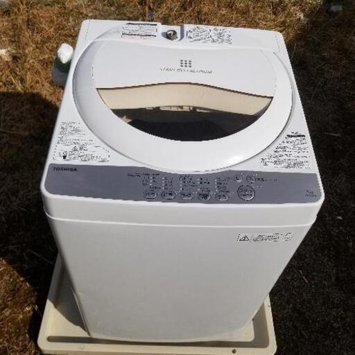 TOSHIBA 洗濯機 5キロ 2016 - 生活家電