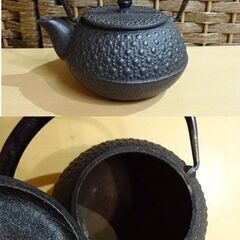 南部鉄器 鉄瓶 急須 茶こぼし等 7点セット まとめて 煎茶道具 茶道 鉄製 鋳物 岩鋳 鳳文堂造有り 札幌市 白石区 東札幌