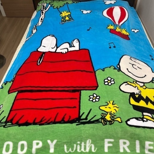スヌーピーブランケット毛布 ポニョ 八田の寝具 毛布 ブランケット の中古あげます 譲ります ジモティーで不用品の処分