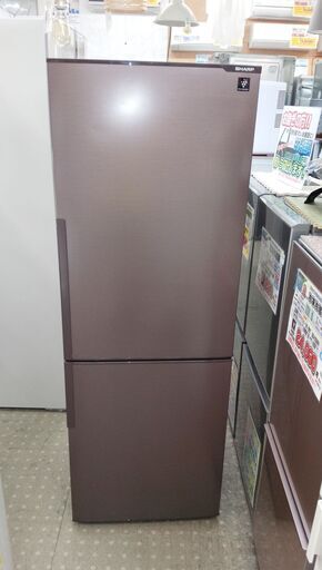 【愛品館千葉店】SHARP シャープ 271L プラズマクラスター搭載 2ドア冷蔵庫 SJ-PD27D-T 2018年製 保証有り【愛千143】