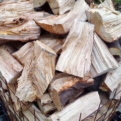 ○引取者決定○規格外 未乾燥 コロ 薪 広葉樹 1パレット分 薪