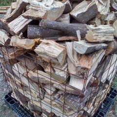 ○引取者決定○規格外 未乾燥 コロ 薪 広葉樹 1パレット分 薪