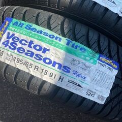 195/65R15 オールシーズンタイヤ グッドイヤー ベクター4シーズンズ