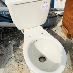 簡易水洗トイレ　便器andロータンク