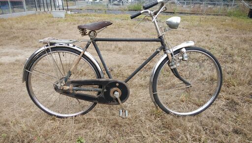 美品　郵便自転車　26インチ　自転車　レトロ　ロッドブレーキ郵便自転車