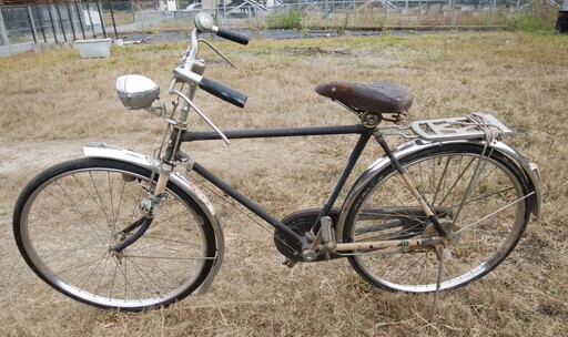 昭和のママチャリ☆ロッドブレーキ