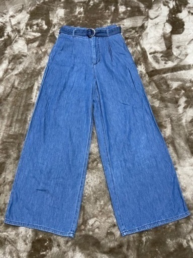 Gu デニムガウチョパンツ ワイドパンツ ムンタン 高知のパンツ レディース の中古 古着あげます 譲ります ジモティーで不用品の処分