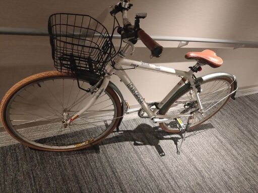 名作 ルイガノ自転車（白） クロスバイク