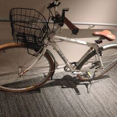 【ネット決済】ルイガノ自転車（白）