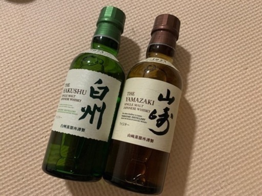白州＆山崎（共に180ml） 飲み比べ2本セット サントリー シングルモルト ウィスキー