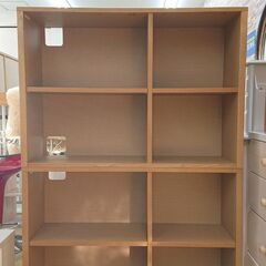 カリモク karimoku QS3585MS 2個セット 書棚 本棚 ブックシェルフ 飾り棚 オーク材 ナチュラル 棚板可動式■定価約90000円■幅100×奥行26.5×142.5㎝■近隣配送無料 買取帝国 朝霞店 ヤ出