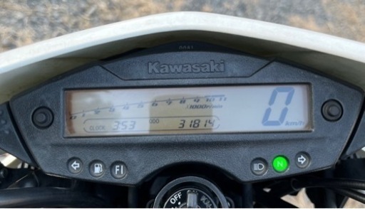 62. カワサキ Dトラッカー 小型 バイク 125cc 車体