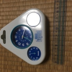 温湿度計付防滴時計