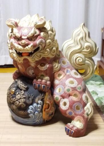 土日限定割引(¥46,000⇨¥43,000)九谷焼  玉乗り獅子(縁起物)大
