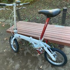 軽量折りたたみ自転車 FIAT 14インチ ホワイト