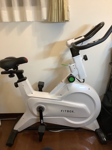 【FITBOX 第3世代フィットネスバイク　極静音】 メーカー1年保証 エクササイズセンサー付き　トレーニングバイク　ダイエット器具
