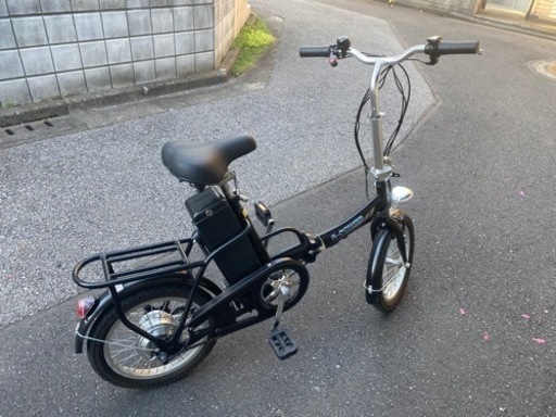 折りたたみフル電動自転車 アクセル付き自転車 モペット