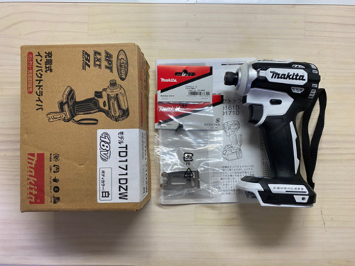 中古 マキタ　TD171 18V 充電式 インパクトドライバ　白