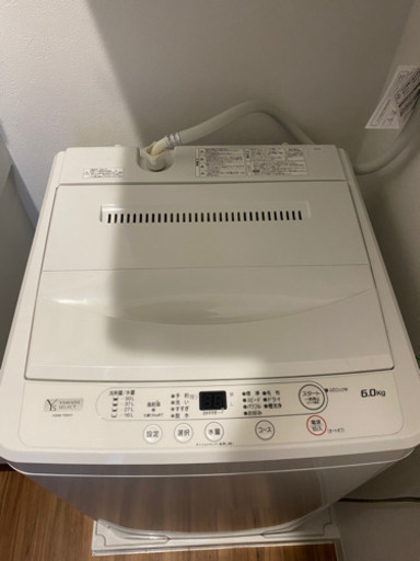洗濯機 6.0kg 2021年製 YAMADA SELECT  YWM-T60H1 ホワイト ヤマダ電機