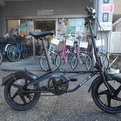 中古自転車1741 前後タイヤ新品！ レトロ ダホーン キラ 16インチ 