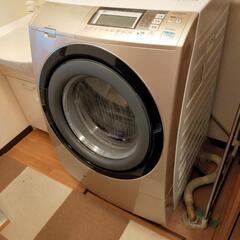 ドラム式洗濯機、日立ビッグドラム、2012年製。現役でしたが引越...